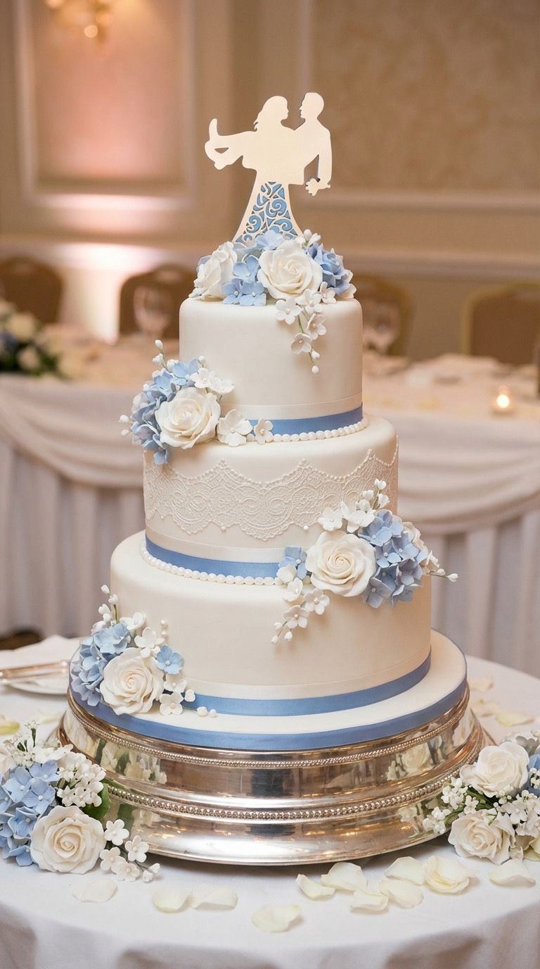 Cake Topper Torte Kuchenstecker Hochzeit Deko Holz weiß, Motive und Hintergrundfarbe wählbar