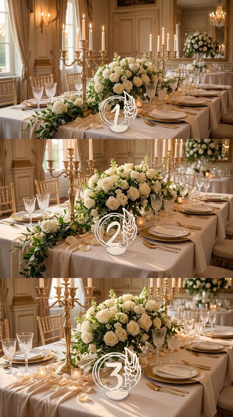 Tischnummern Hochzeit Tisch  Deko Holz Varianten und Farben wählbar 1-20