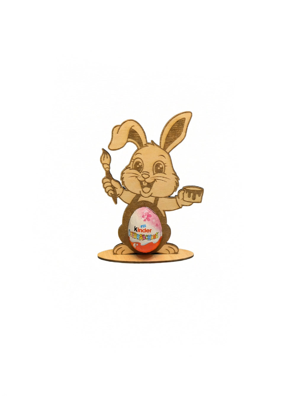 Figur Osterhase Hase Ostern  Ü Ei Halter Kinder Überraschung  19 cm
