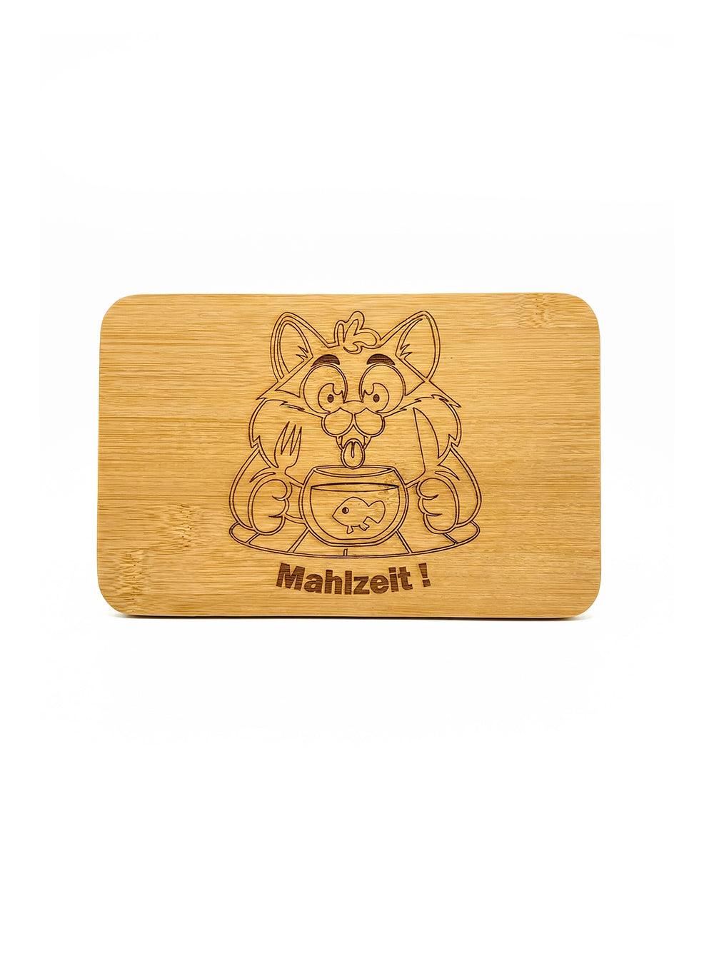 Holz Brett Schneidbrett Brotzeit Frühstück Küche Schneiden 23x15 cm
