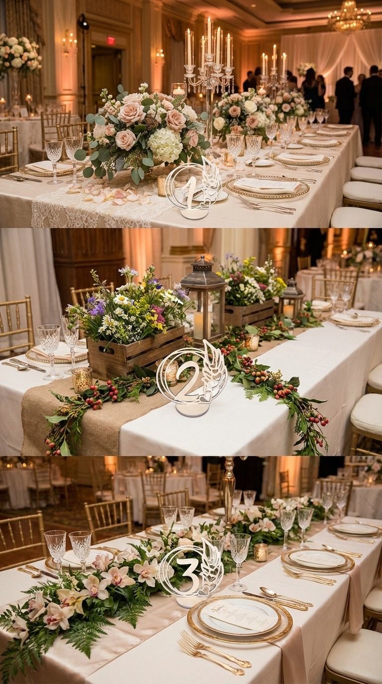 Tischnummern Hochzeit Tisch  Deko Holz Varianten und Farben wählbar 1-20