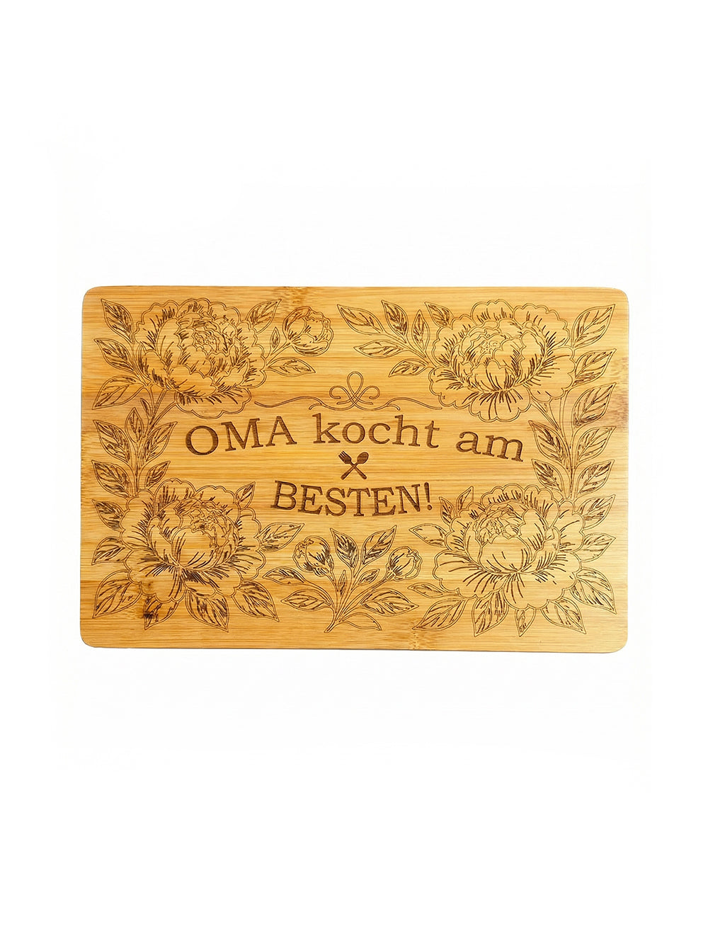 Holz Brett Schneidbrett Brotzeit Frühstück Küche Schneiden 30x20 cm