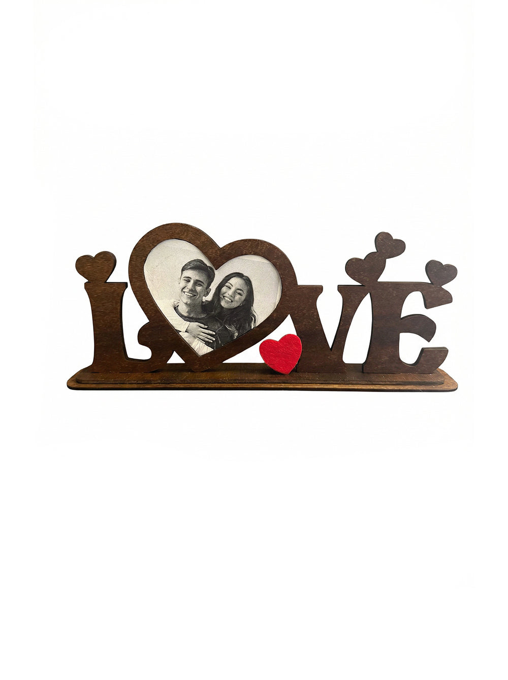 Bilderrahmen Rahmen Bild Liebe Love Paare Holz braun