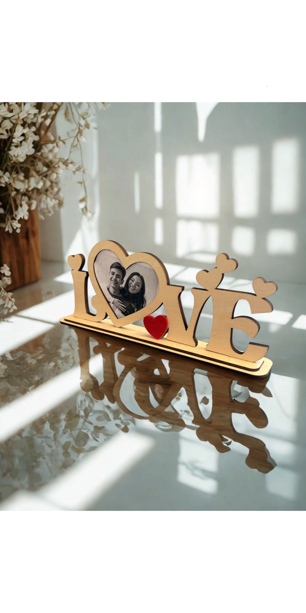 Bilderrahmen Rahmen Bild Liebe Love Paare Holz Natur