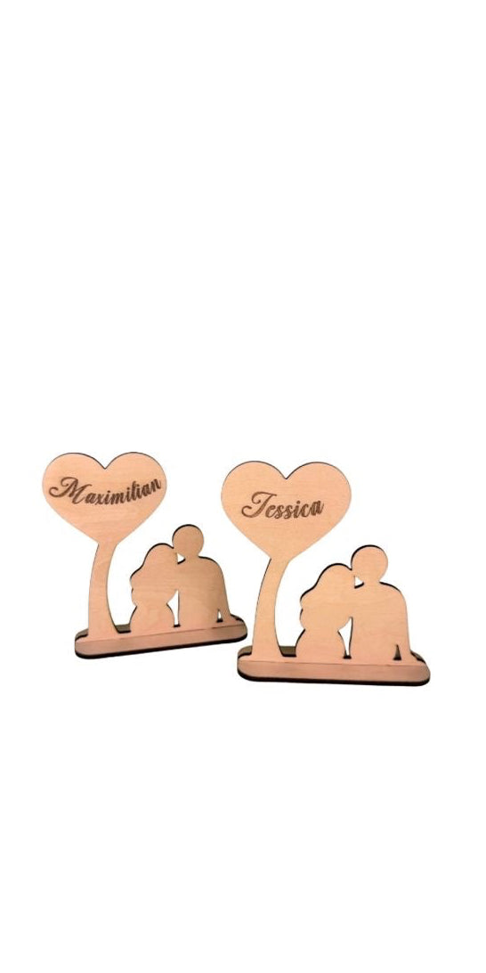 Platzkarten Tischkarten Namensschild Tisch Aufsteller  personalisiert Hochzeit