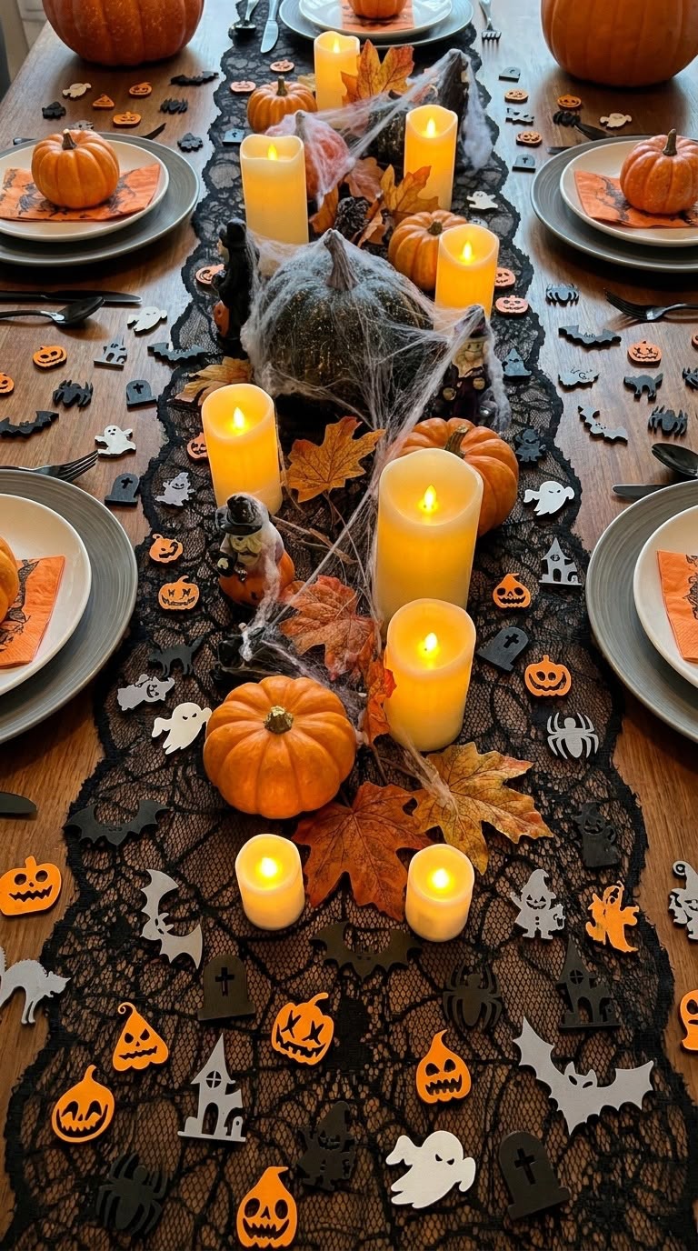 Holz Streudeko Deko Halloween 3-4 cm groß 24 Stück
