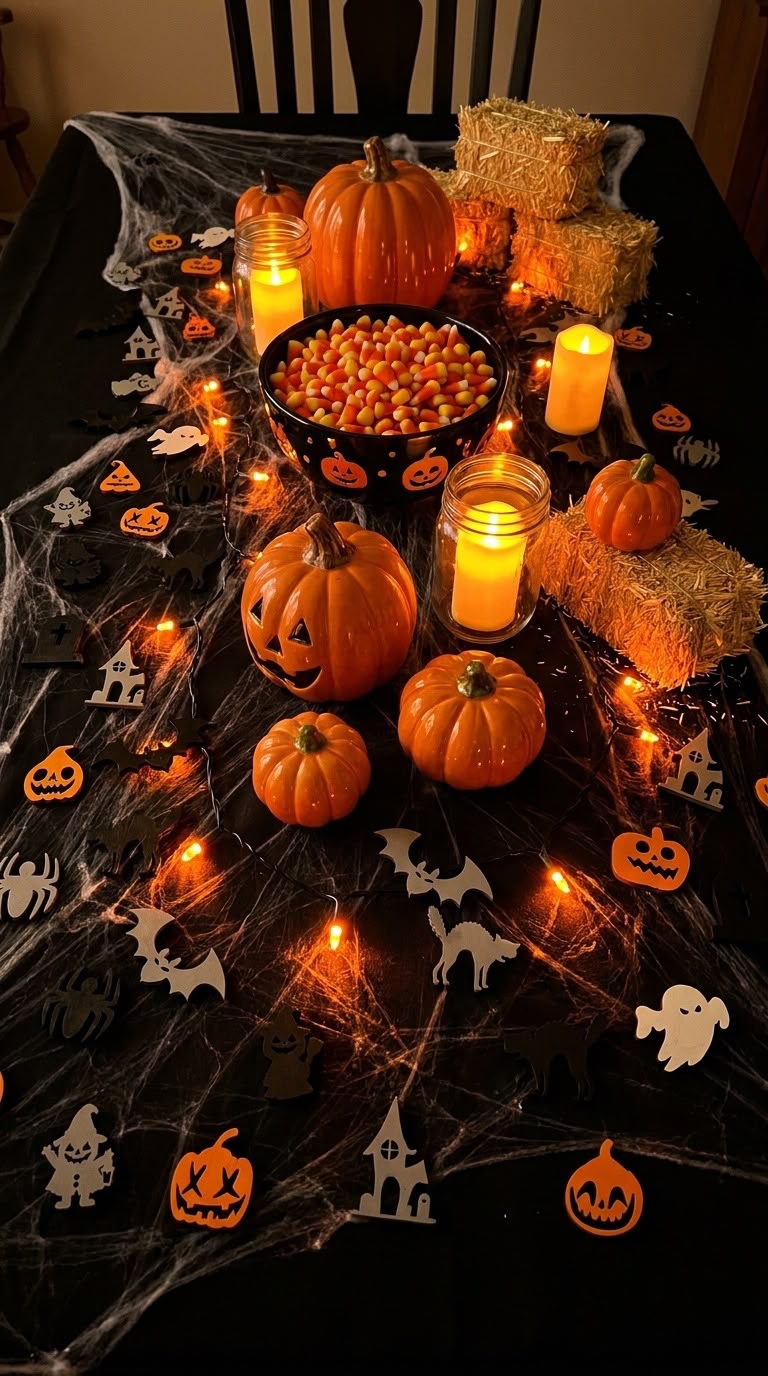 Holz Streudeko Deko Halloween 3-4 cm groß 24 Stück