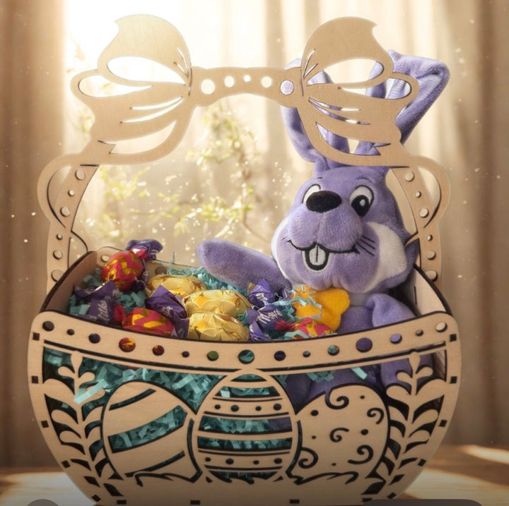 Ostern Osterkorb Osternest Korb Nest Hase