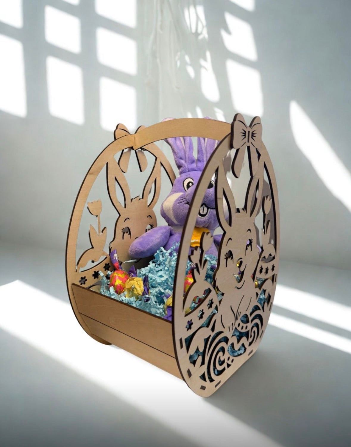 Ostern Osterkorb Osternest Korb Nest Hase