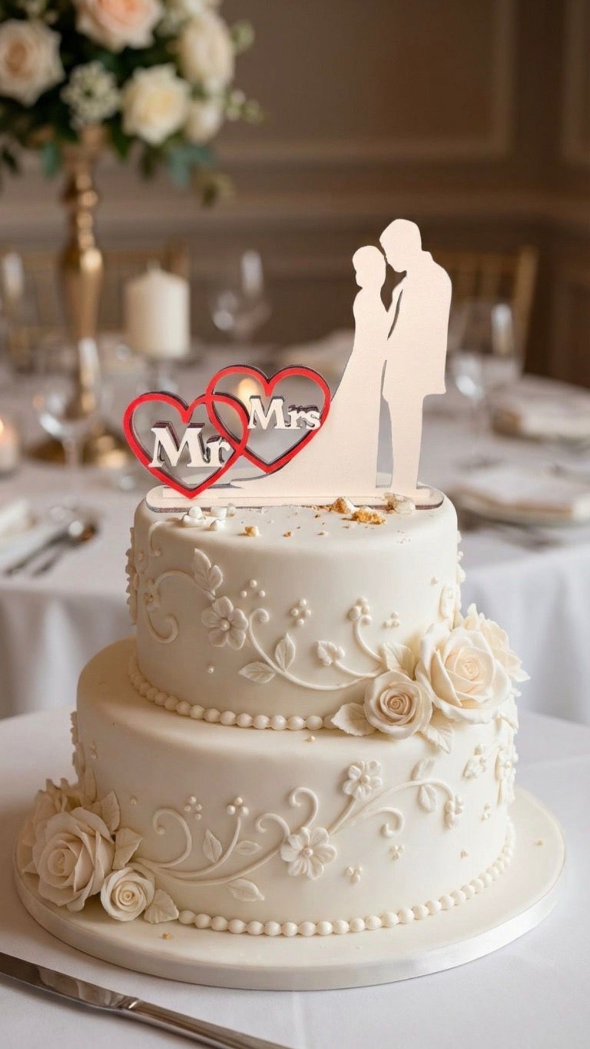 Cake Topper Torte Kuchenstecker Hochzeit Deko Holz Varianten wählbar