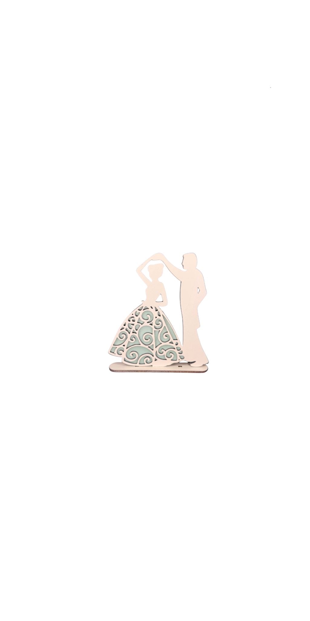 Cake Topper Torte Kuchenstecker Hochzeit Deko Holz weiß, Motive und Hintergrundfarbe wählbar