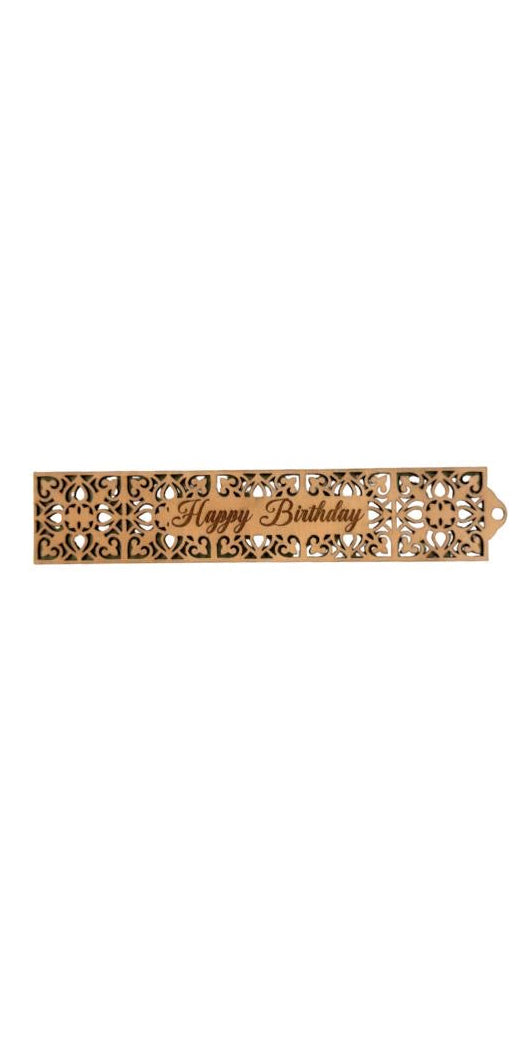 Lesezeichen Holz personalisiert 3 Varianten 21 cm lang, 4 cm breit