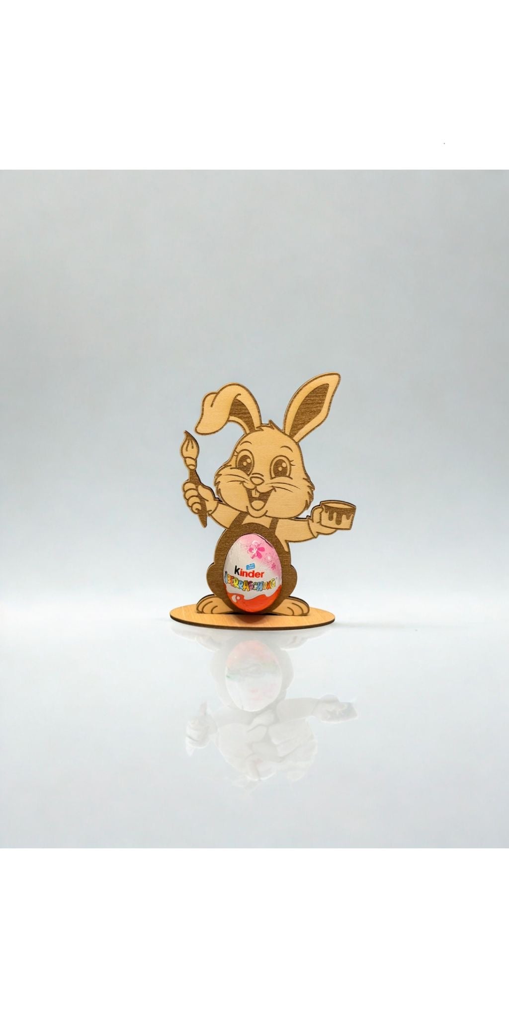 Figur Osterhase Hase Ostern  Ü Ei Halter Kinder Überraschung  19 cm