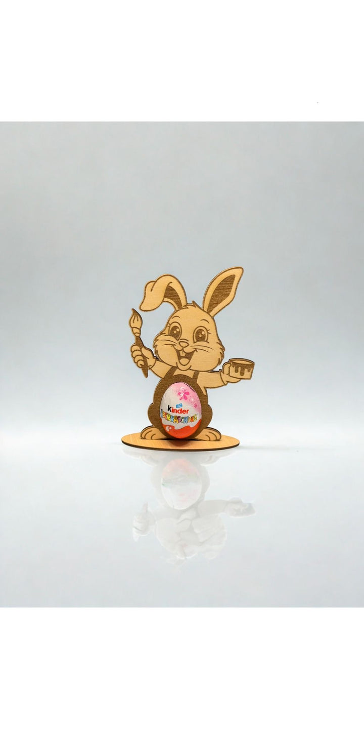Figur Osterhase Hase Ostern  Ü Ei Halter Kinder Überraschung  19 cm